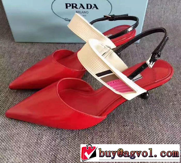 プラダ PRADA 大人の個性を。 サンダル 多色可選 2018春夏新作