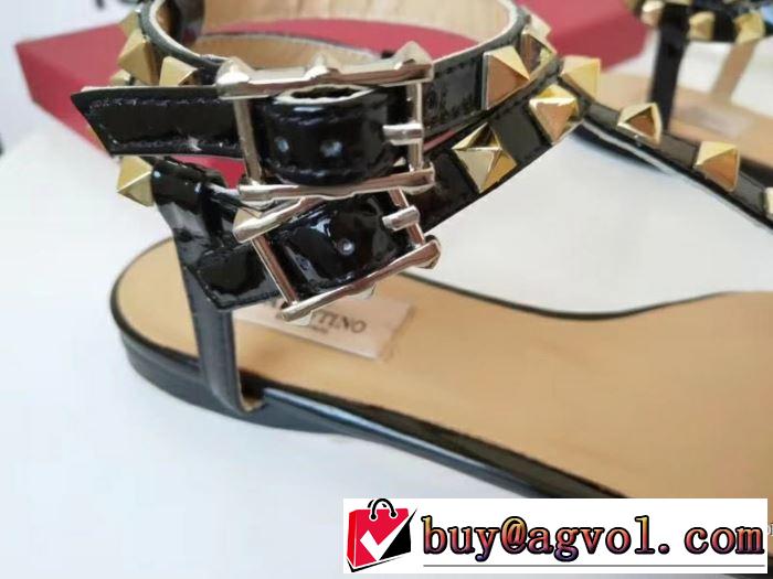 3色可選 赤字超特価高品質 ヴァレンティノ VALENTINO 2018春夏新作 サンダル