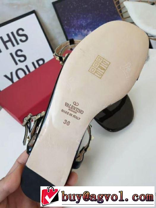 3色可選 赤字超特価高品質 ヴァレンティノ VALENTINO 2018春夏新作 サンダル