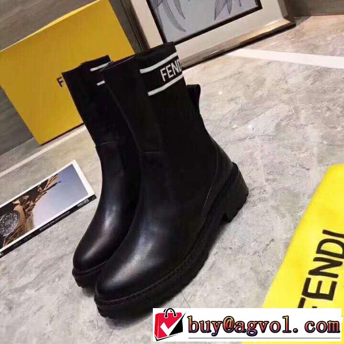 今年人気定番 FENDI フェンディ ショートブーツ 2018新品入荷 秋季超人気アイテム