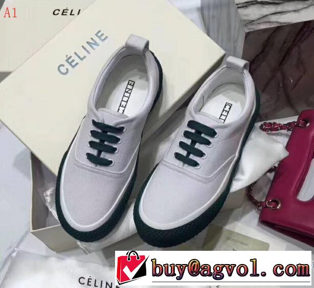 最近売れたアイテム セリーヌ CELINE 2色可選 2018春夏新作スニーカー、靴