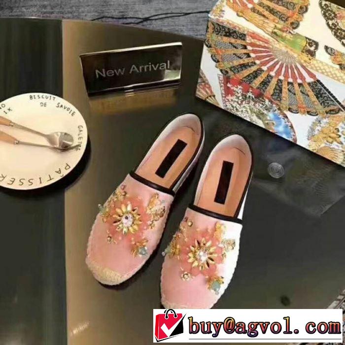 2色可選 2018春夏新作レディース シューズ 注目美品ドルチェ＆ガッバーナ Dolce&Gabbana