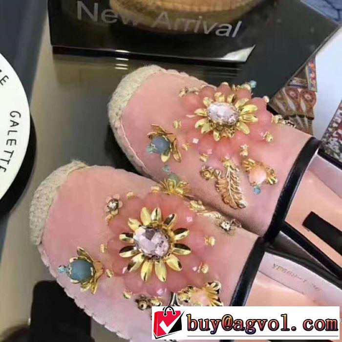 2色可選 2018春夏新作レディース シューズ 注目美品ドルチェ＆ガッバーナ Dolce&Gabbana