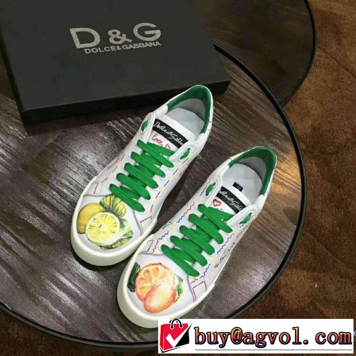 春夏超人気の最新作 ドルチェ＆ガッバーナ Dolce&Gabbana 2018年トレンドNO1 スニーカー、靴2色選択可