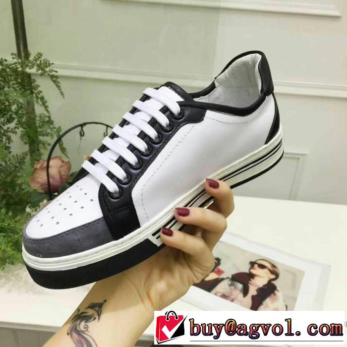 2色選択可2018春夏新作 ドルチェ＆ガッバーナ Dolce&Gabbana スニーカー、靴上品でベーシック