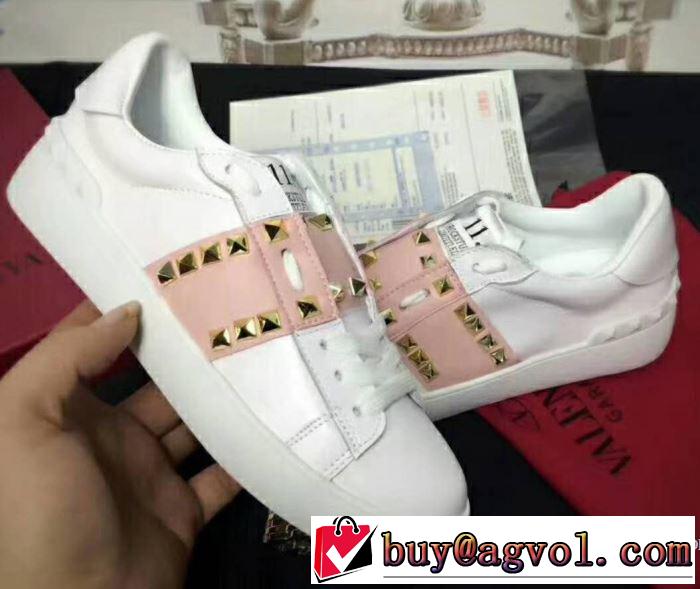 超お買い得 多色可選低めのヒール 2018春夏新作 ヴァレンティノ VALENTINO