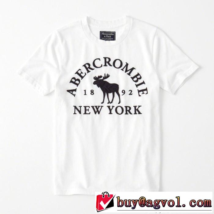 アバクロンビー&フィッチ Abercrombie & Fitch 半袖Tシャツ 3色可選 18ＳＳ美品 大人気ブランド