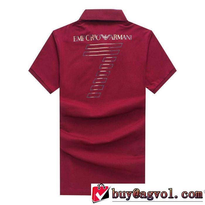 クールビズ 2018春夏新作 アルマーニ ARMANI 半袖Tシャツ 4色可選 売上ランキング1位