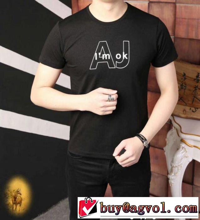 半額以下セールI 半袖Tシャツ 2018【SALE！】 3色可選 注目美品 アルマーニ ARMAN
