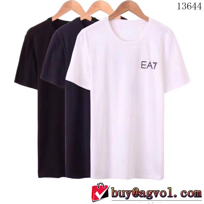  2018人気の主流アイテム 半袖Tシャツ 3色可選 アルマーニ ARMANI 個性的なモデル