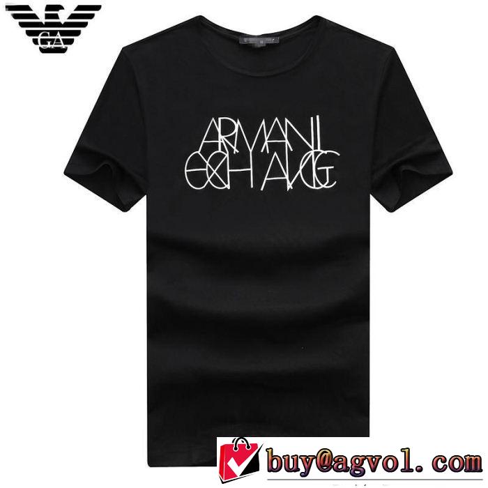  人気急上昇中 アルマーニ ARMANI  3色可選 半袖Tシャツ 高感度アイテム