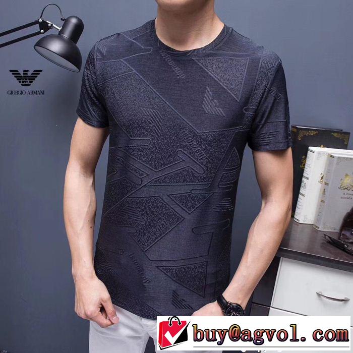 上品でファッション 半袖Tシャツ アルマーニ ARMANI  2色可選 ファッションの最先端！