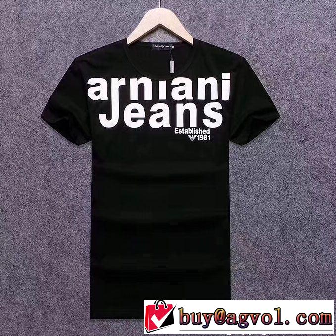 芸能人愛用 3色可選 アルマーニ ARMANI 半袖Tシャツ 話題の新作到着！