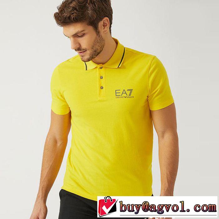 2018夏の定番新品到来! 半袖Tシャツ アルマーニ ARMANI  3色可選 圧倒的人気新着