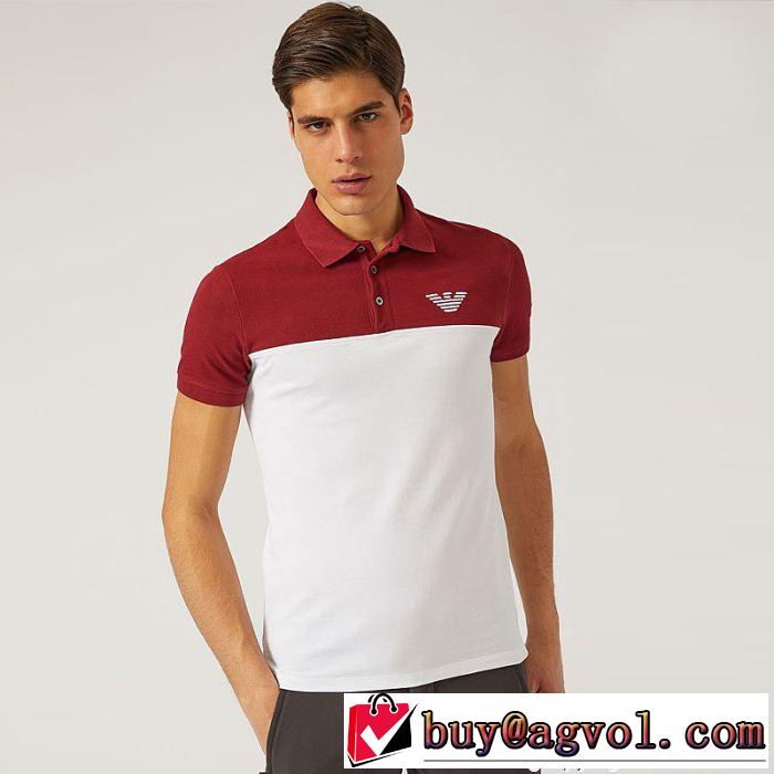 最近人気一番！2018新品入荷  2色可選 アルマーニ ARMANI 半袖Tシャツ 激安特売中