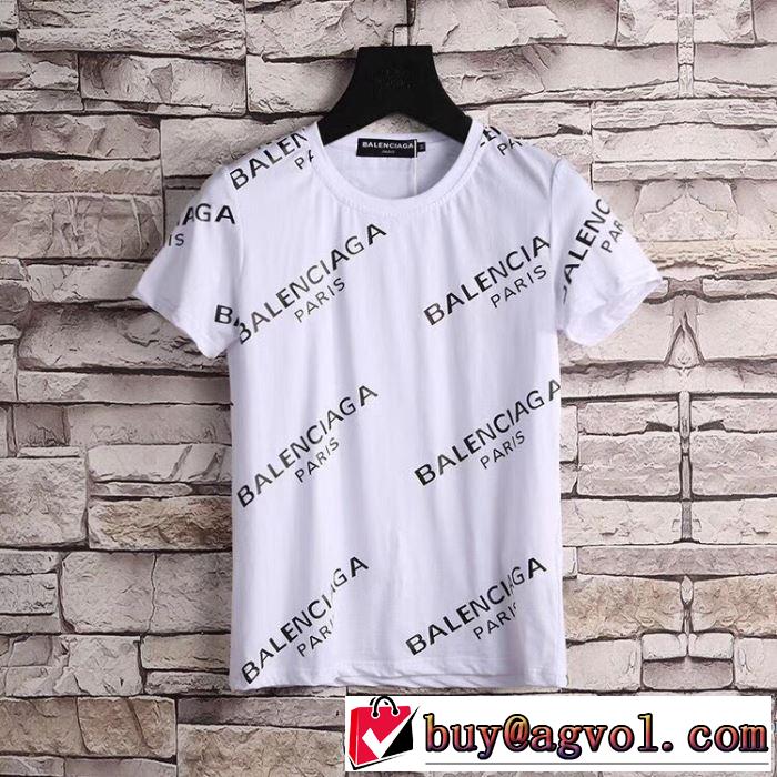 クールビズ 2018春夏新作 バレンシアガ BALENCIAGA 3色可選 定番品質保証 半袖Tシャツ