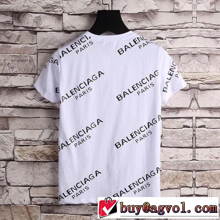 クールビズ 2018春夏新作 バレンシアガ BALENCIAGA 3色可選 定番品質保証 半袖Tシャツ