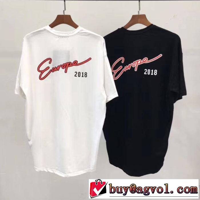 半袖Tシャツ バレンシアガ BALENCIAGA 2色可選 乾きやすい 2018春夏新作 個性的なモデル