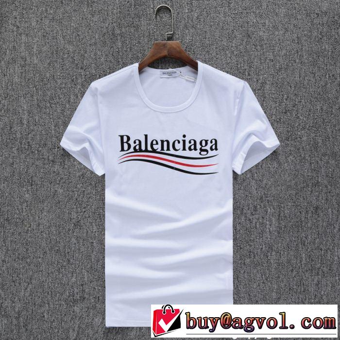 2018最高ランキング 今季爆発的な人気 バレンシアガ BALENCIAGA 半袖Tシャツ 3色可選
