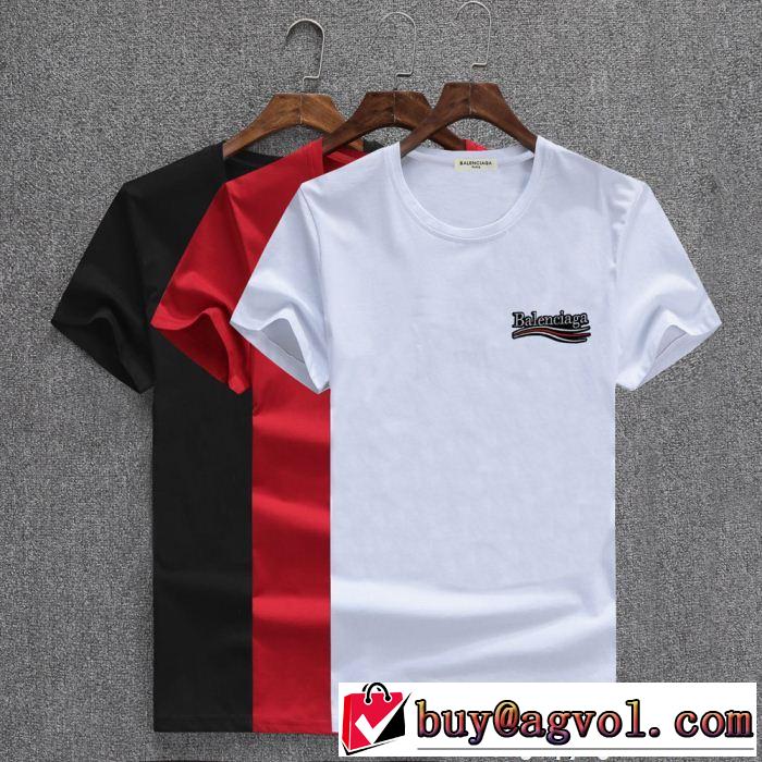 大人っぽく知的な バレンシアガ BALENCIAGA 2018【SALE！】 半袖Tシャツ 4色可選