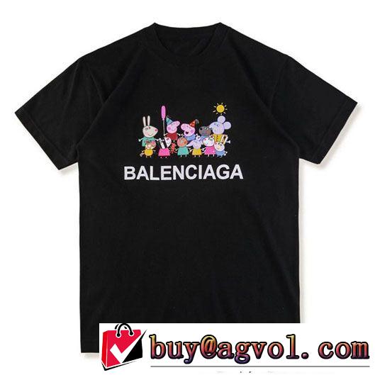 稀少*入手困難 バレンシアガ BALENCIAGA 現代的な印象 2色可選 半袖Tシャツ 個性的なモデル