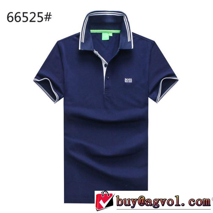 しっかりとした 2018春夏新作 半袖Tシャツ ヒューゴボス HUGO BOSS 4色可選 カジュアル