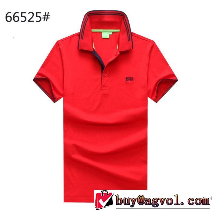 しっかりとした 2018春夏新作 半袖Tシャツ ヒューゴボス HUGO BOSS 4色可選 カジュアル