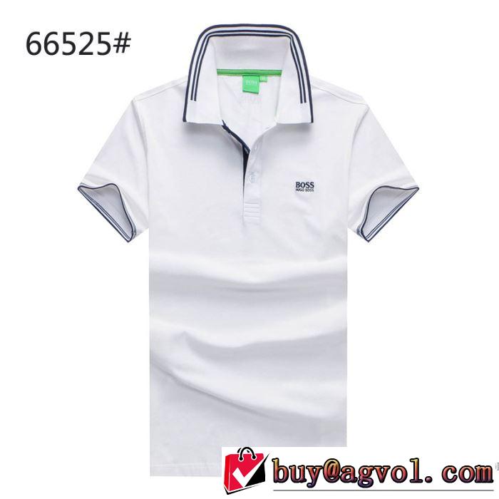 しっかりとした 2018春夏新作 半袖Tシャツ ヒューゴボス HUGO BOSS 4色可選 カジュアル