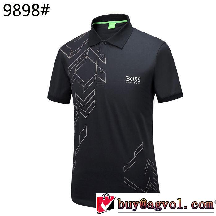 2018春夏新作 大胆なデザイン ヒューゴボス HUGO BOSS 柔らかい手触り 半袖Tシャツ 3色可選