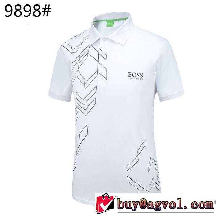 2018春夏新作 大胆なデザイン ヒューゴボス HUGO BOSS 柔らかい手触り 半袖Tシャツ 3色可選