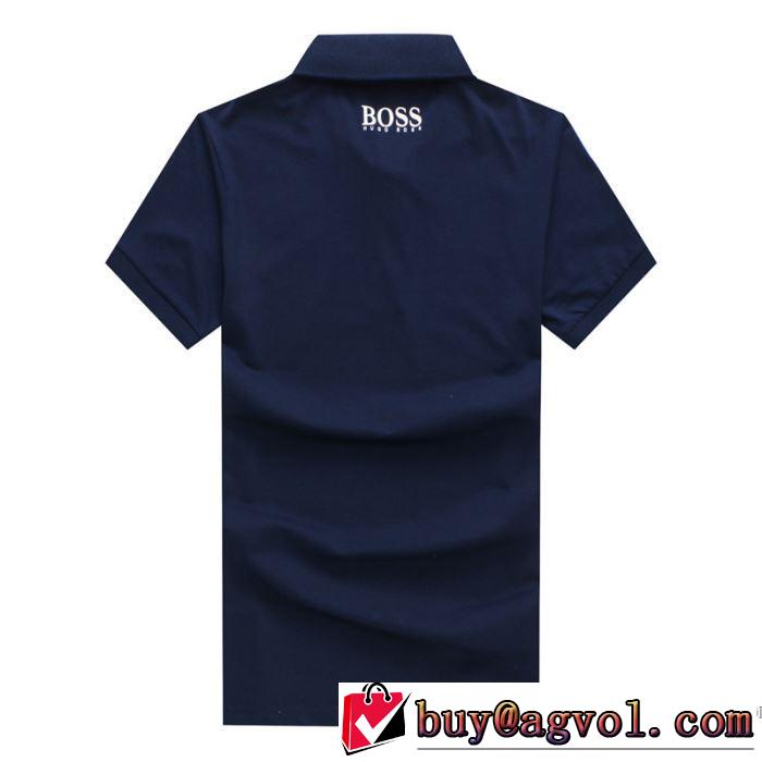 数量限定再入荷 ヒューゴボス HUGO BOSS 2018春夏新作 半袖Tシャツ 4色可選 収縮性のある