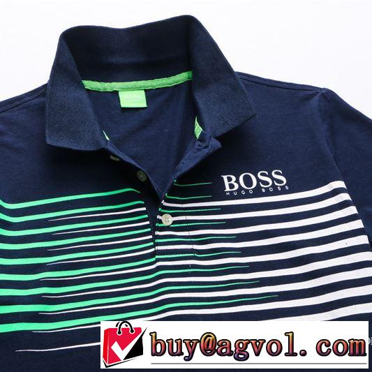 数量限定再入荷 ヒューゴボス HUGO BOSS 2018春夏新作 半袖Tシャツ 4色可選 収縮性のある