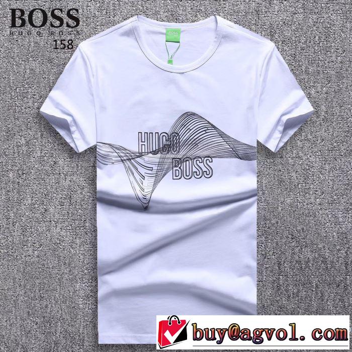 2018春夏新作 おすすめアイテム ヒューゴボス HUGO BOSS 優しいフィット感 半袖Tシャツ 3色可選