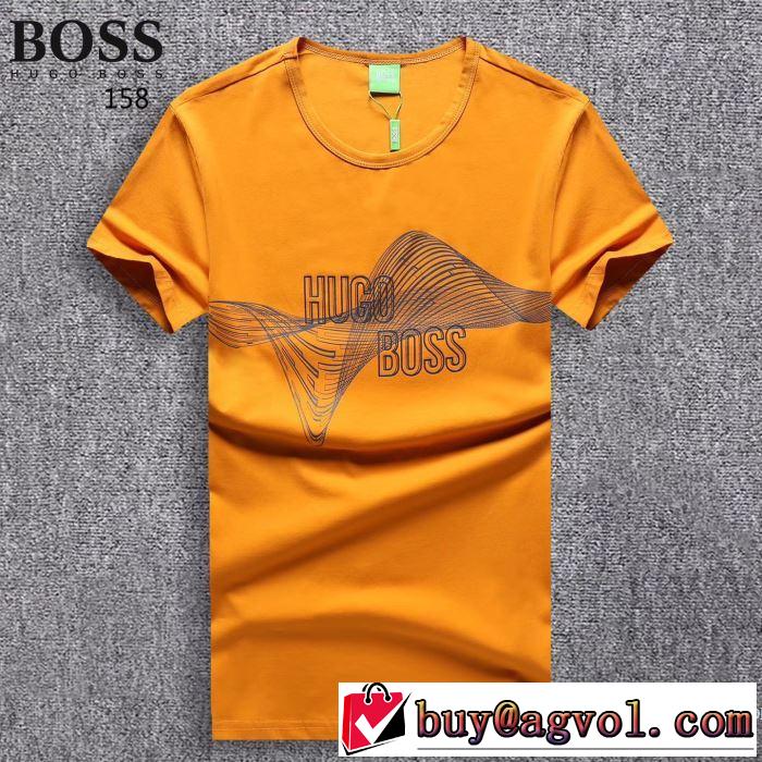 2018春夏新作 おすすめアイテム ヒューゴボス HUGO BOSS 優しいフィット感 半袖Tシャツ 3色可選