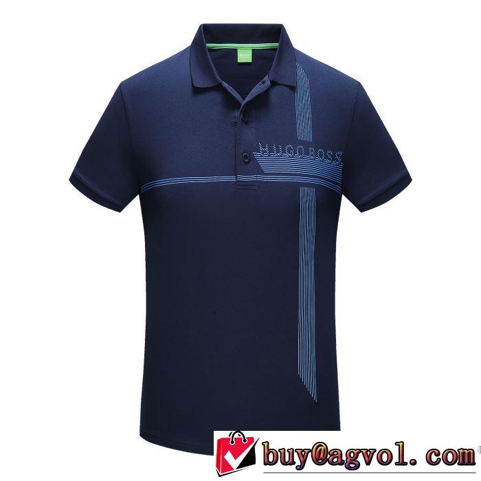 自然な肌触り ヒューゴボス HUGO BOSS 半袖Tシャツ 3色可選 オシャレを満喫できる 2018春夏新作