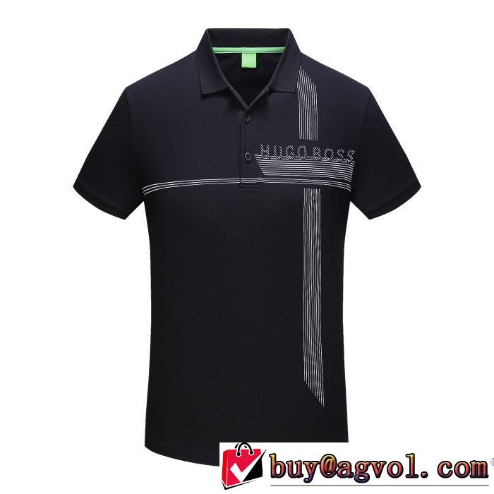 自然な肌触り ヒューゴボス HUGO BOSS 半袖Tシャツ 3色可選 オシャレを満喫できる 2018春夏新作