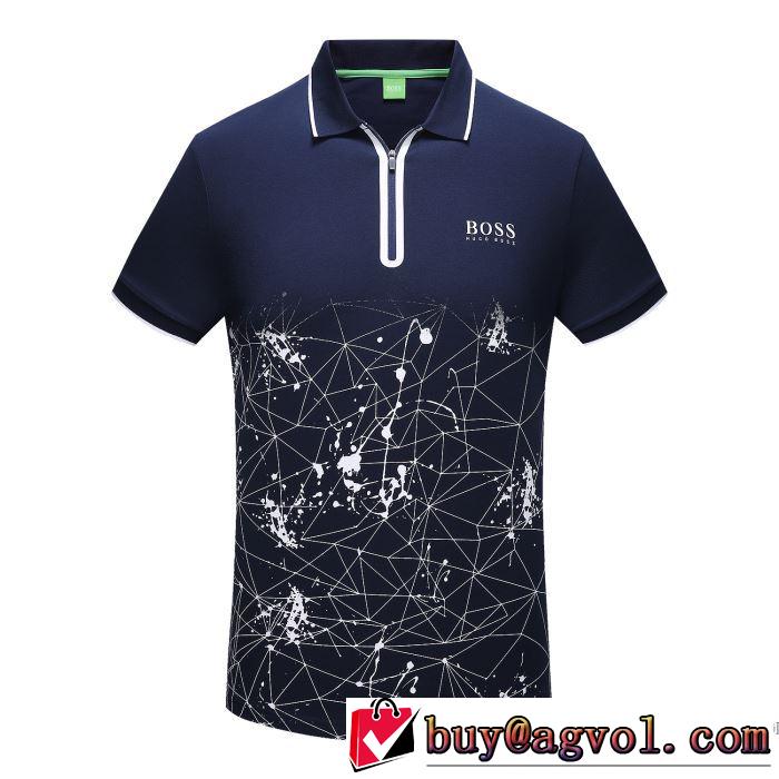  3色可選 肌に馴染みやすい 2018春夏新作 ヒューゴボス HUGO BOSS 半袖Tシャツ 超お買い得