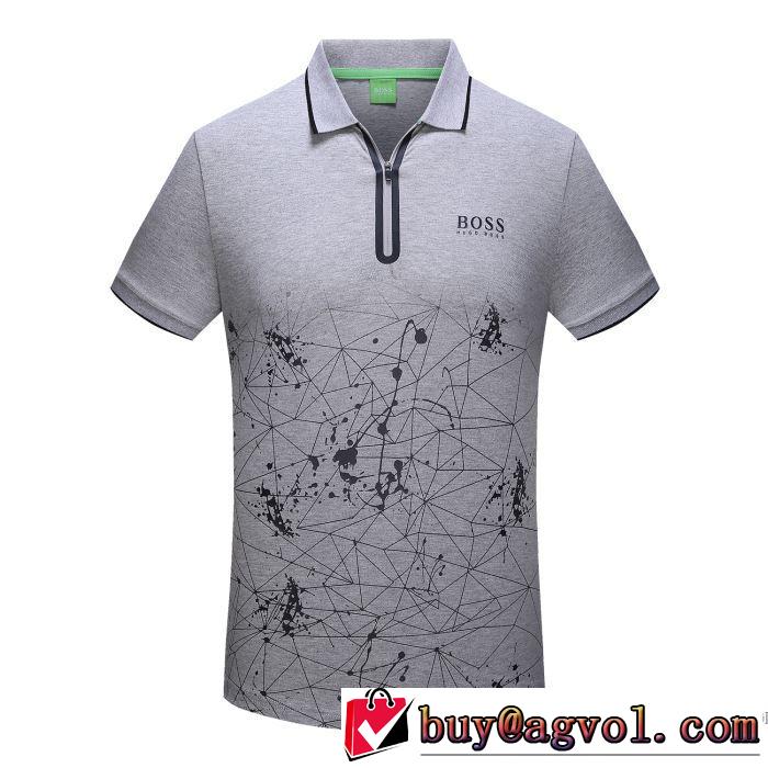 3色可選 肌に馴染みやすい 2018春夏新作 ヒューゴボス HUGO BOSS 半袖Tシャツ 超お買い得
