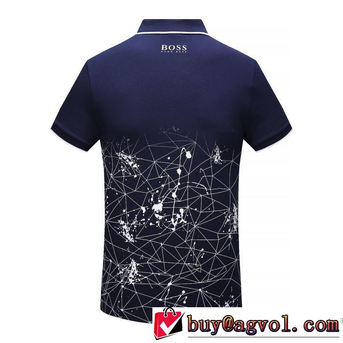 3色可選 肌に馴染みやすい 2018春夏新作 ヒューゴボス HUGO BOSS 半袖Tシャツ 超お買い得