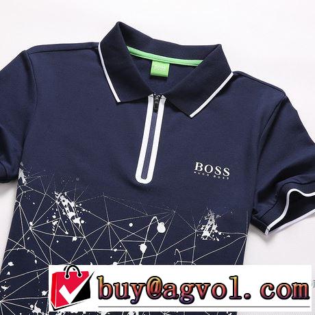 3色可選 肌に馴染みやすい 2018春夏新作 ヒューゴボス HUGO BOSS 半袖Tシャツ 超お買い得