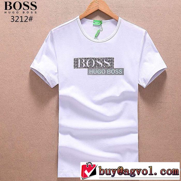 ヒューゴボス HUGO BOSS 吸汗性に優れ 半袖Tシャツ 3色可選 2018春夏新作 最安値！