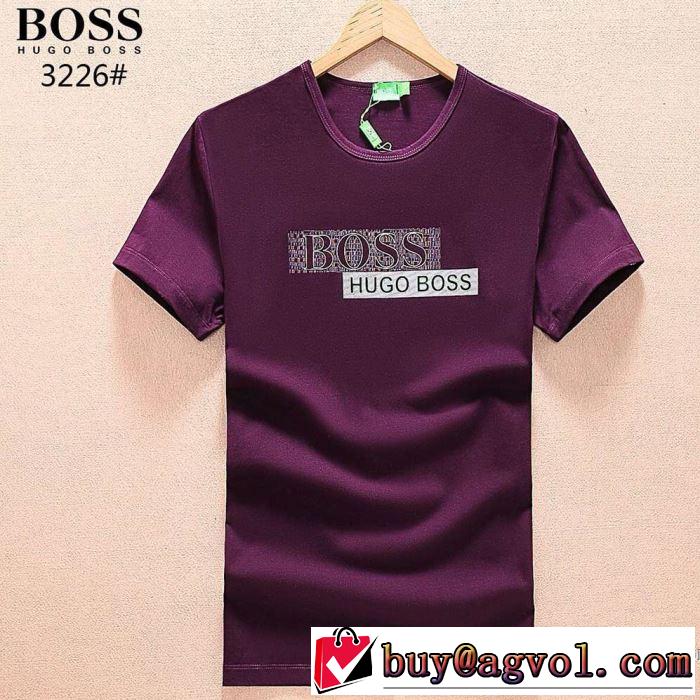 ヒューゴボス HUGO BOSS 吸汗性に優れ 半袖Tシャツ 3色可選 2018春夏新作 最安値！