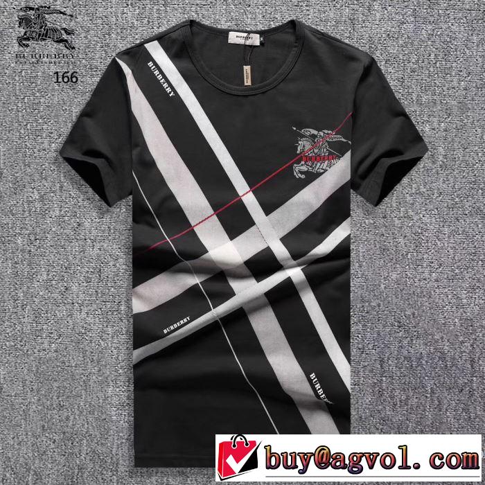 落ち着いた感覚 2018春夏新作 半袖Tシャツ バーバリー BURBERRY 3色可選 柔らかい手触り