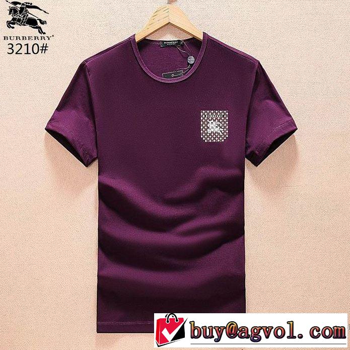 バーバリー BURBERRY 3色可選 ファッション 人気 クールビズ 2018春夏新作 半袖Tシャツ