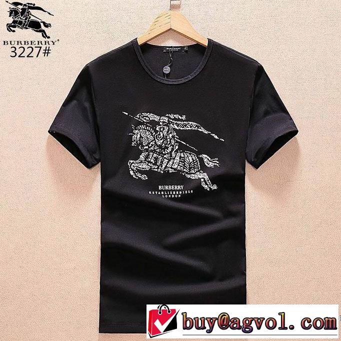 3色可選 肌に馴染みやすい 2018春夏新作 半袖Tシャツ バーバリー BURBERRY 贈り物にも◎