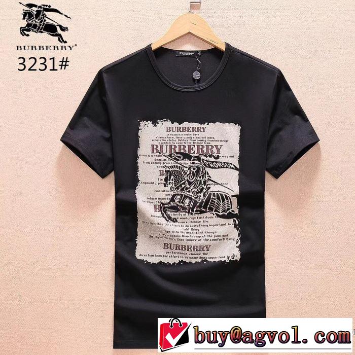  2018春夏新作 ネット販売限定 半袖Tシャツ 高品質 バーバリー BURBERRY 3色可選