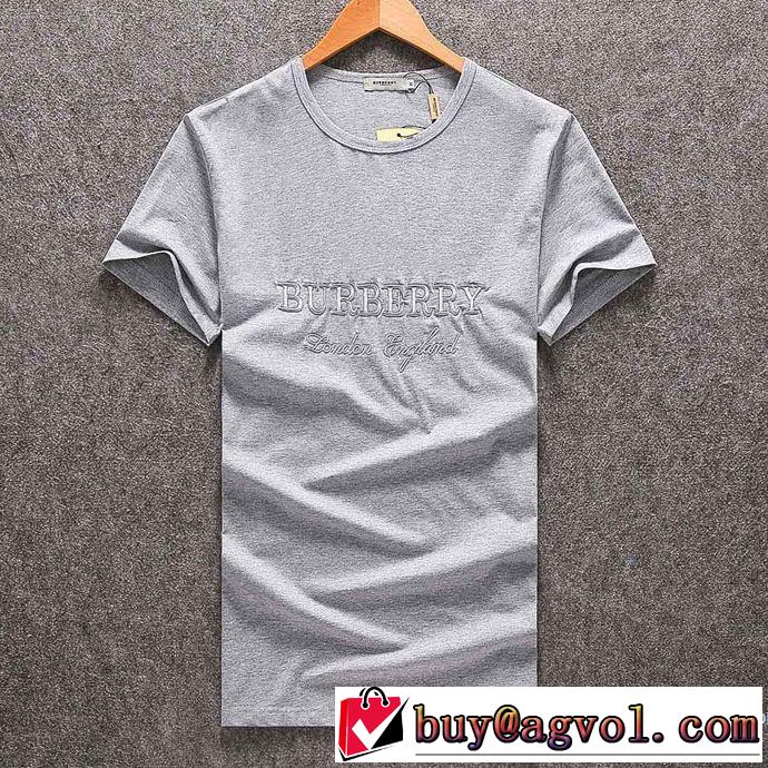 海外限定アイテム 半袖Tシャツ バーバリー BURBERRY 3色可選 2018春夏新作
