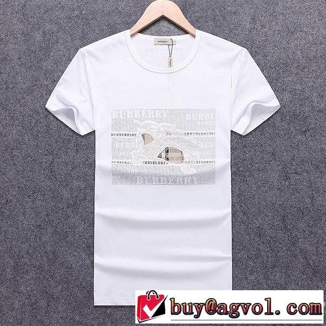 SALE品追加 2018春夏新作 3色可選 乾きやすい 半袖Tシャツ バーバリー BURBERRY