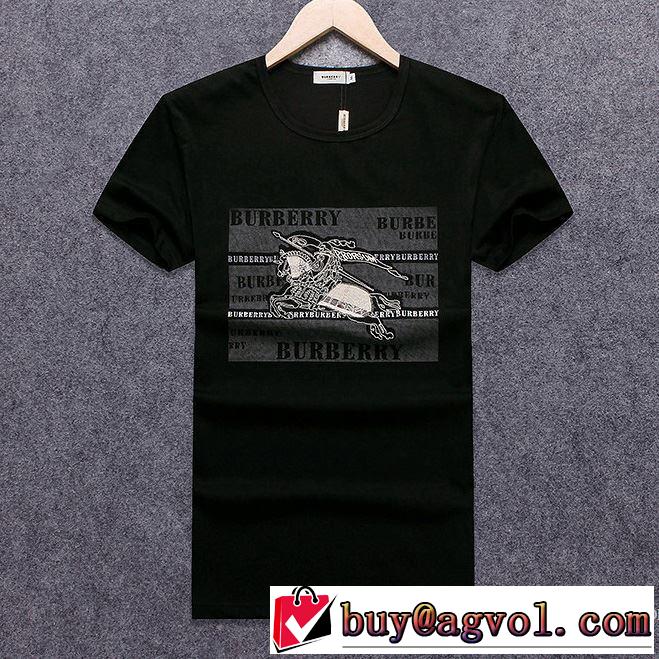 SALE品追加 2018春夏新作 3色可選 乾きやすい 半袖Tシャツ バーバリー BURBERRY