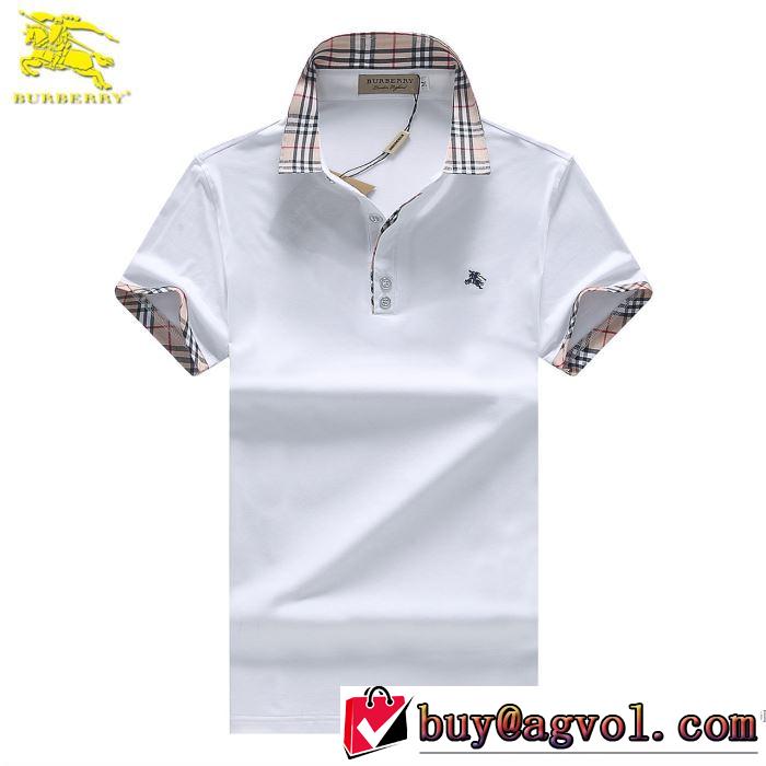 超激安価格 2018春夏新作 バーバリー BURBERRY 半袖Tシャツ 4色可選 吸汗性に優れ